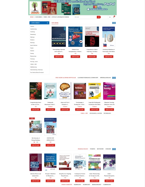 Mẫu website sách - vpp 1